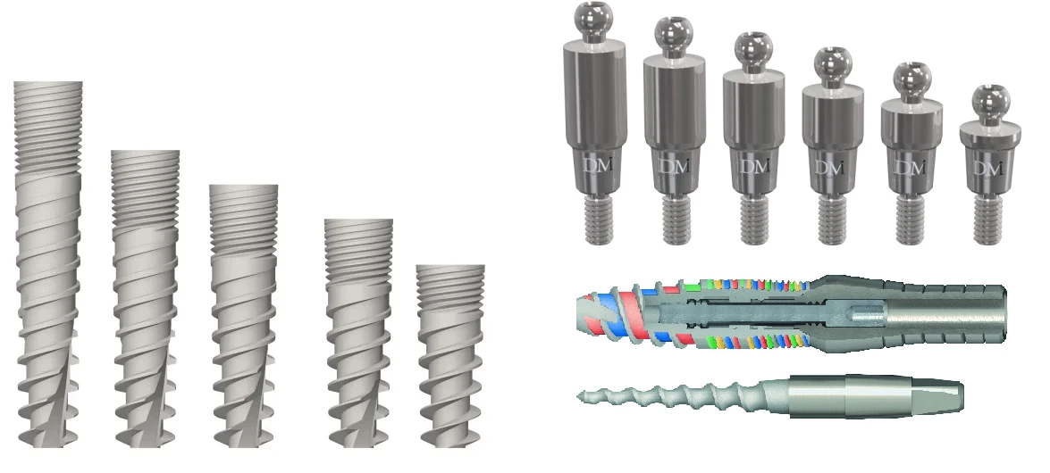 Dental implants (types)